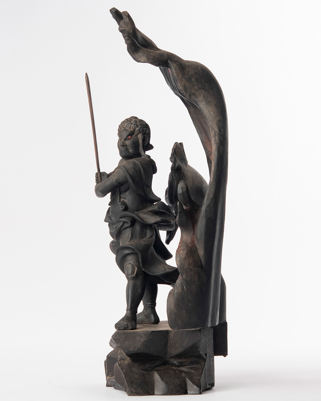 石仏 不動明王立像 57cm 石仏 不動明王立像 57cm 不動明王 | いずみ産業株式会社