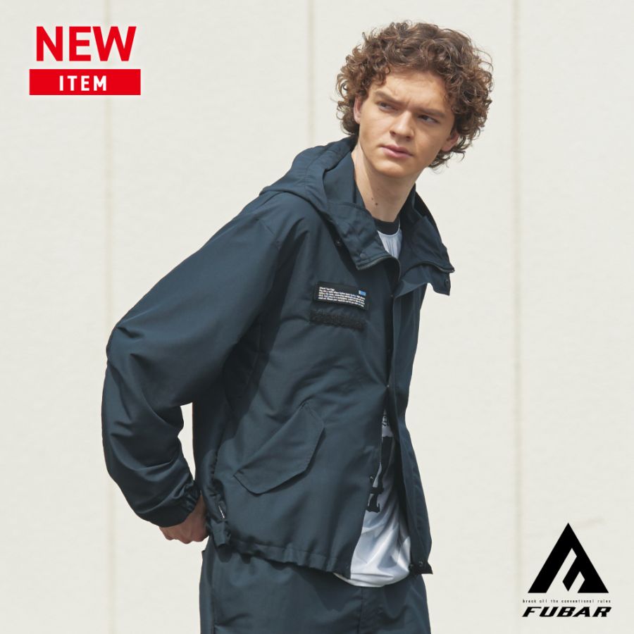 AFF AIVER ウォッシュ PUショートブルゾン　Mサイズ　ブラック AFF AIVER ウォッシュ PUショートブルゾン Mサイズ ブラック