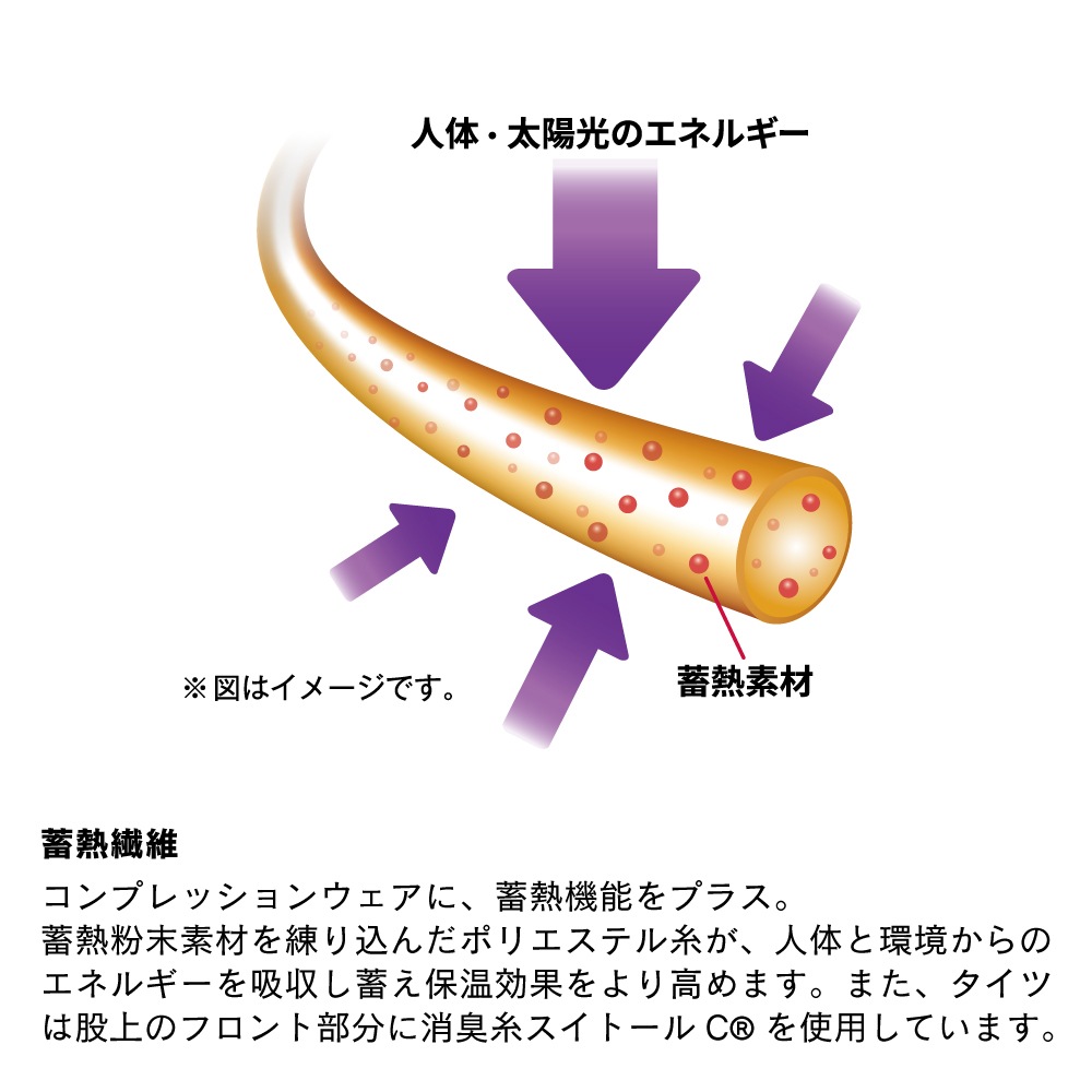 JW-242 BTサーモエボエアー ミディアムウェイト ロングタイツ