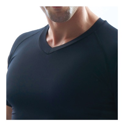 JW-622 BT冷感・消臭パワーストレッチ 半袖Vネックシャツ