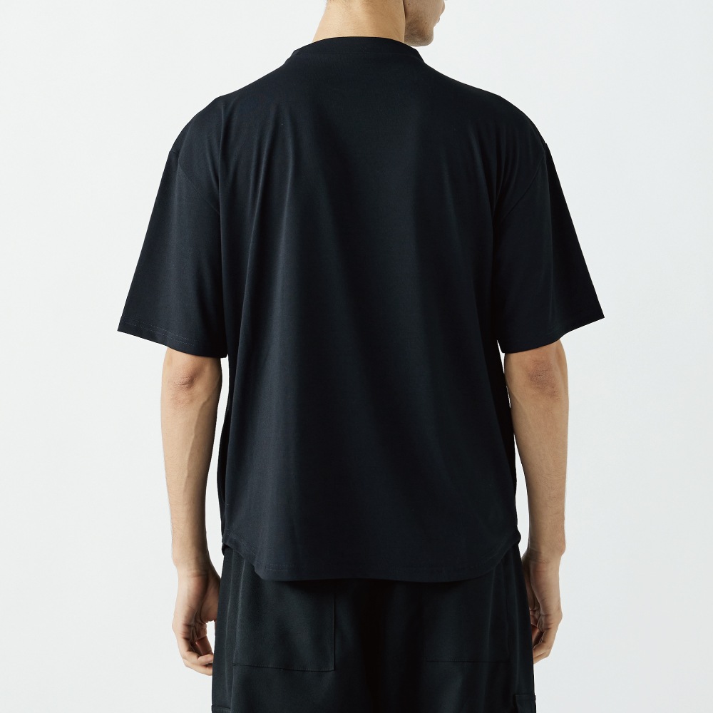 FB-710 フーバー 汗染み軽減オーバーサイズ 5分袖 クールTシャツ（ミディアムウェイト）
