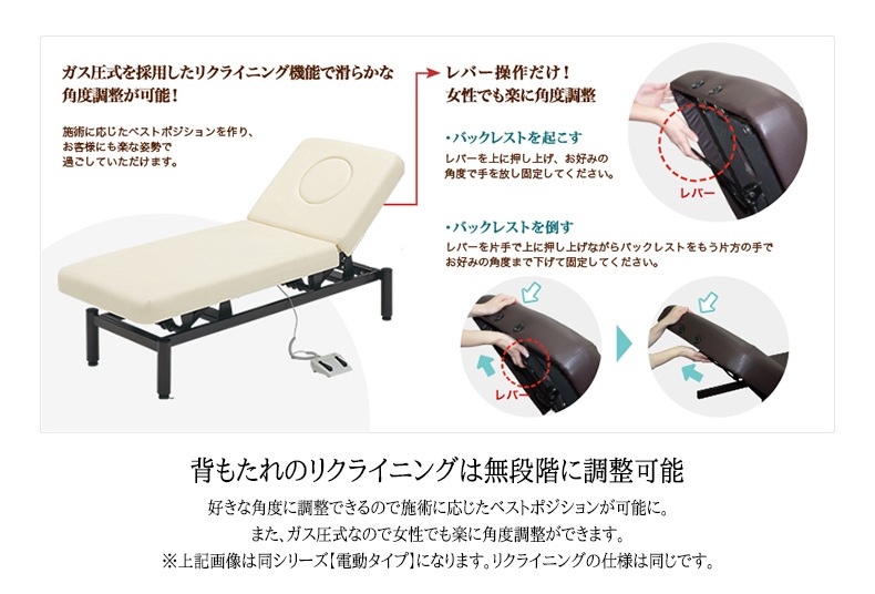 FV-222R ハイローリクライニングベッド 枕3点セット付き FV-222R