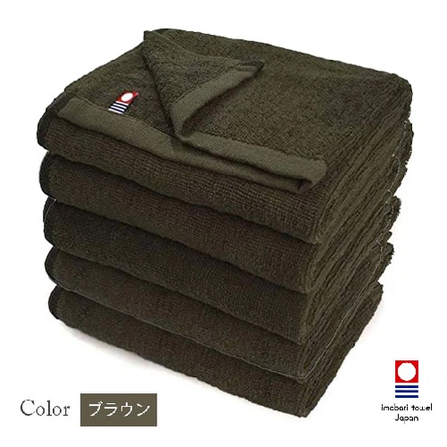 今治タオル フェイシャルタオル 240匁 (34×86cm) 5枚 全14色