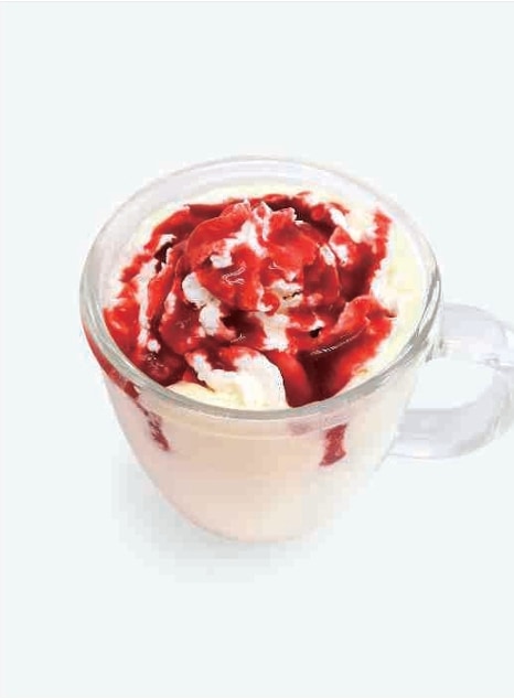 ホットホワイトチョコ・ストロベリー