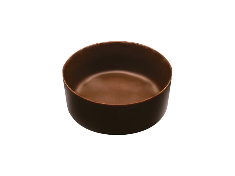 チョコレートシェル プレーン ラウンド（丸） 小 125入