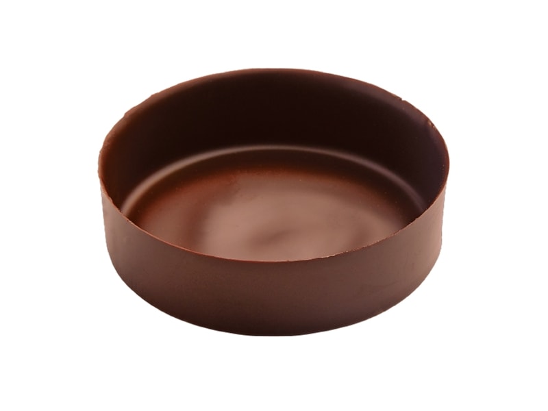 チョコレートシェル プレーン ラウンド φ70mm 65入