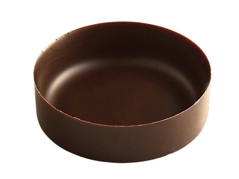 スリムチョコレートシェル プレーン ラウンド（丸） ミニ 378入