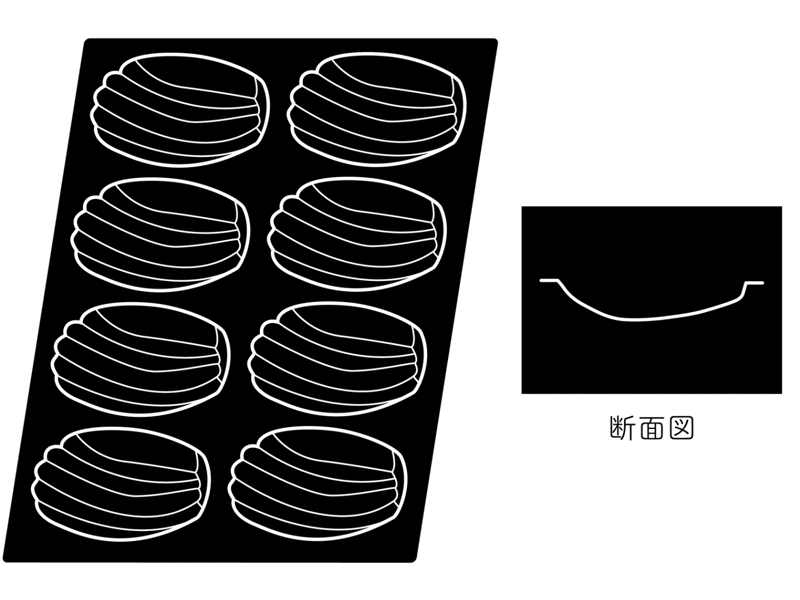 オリジン FP2611 グランマドレーヌ8取 8