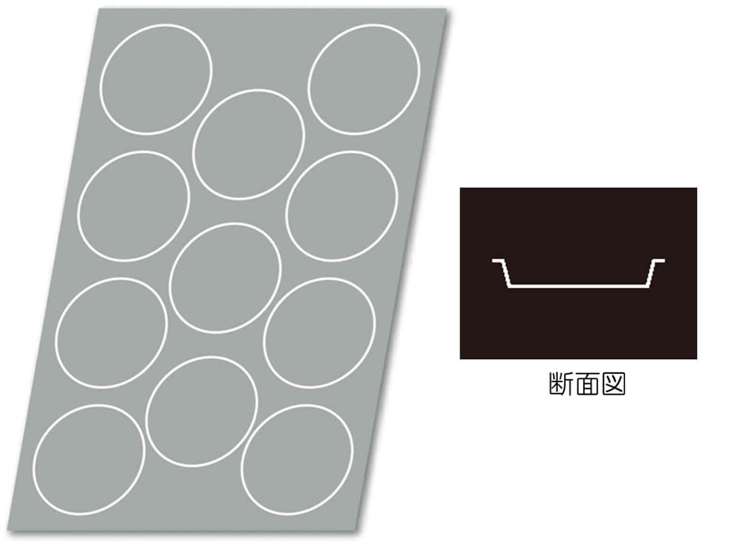 ドゥマール　フレキシパン　ｴｱｰ　SF0107ﾛﾝﾄﾞ(円)F