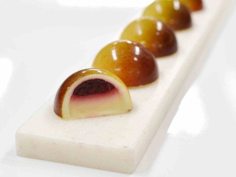 ムーレ・ショコラ・ブラン・フランボワーズ・シトロンヴェール・オ・コアントロー