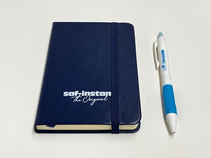 ルサッフルロゴ入りボールペン＆ミニ手帳セット