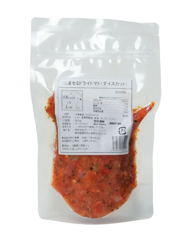 冷凍ｾﾐﾄﾞﾗｲﾄﾏﾄ ﾀﾞｲｽｶｯﾄ 500g
