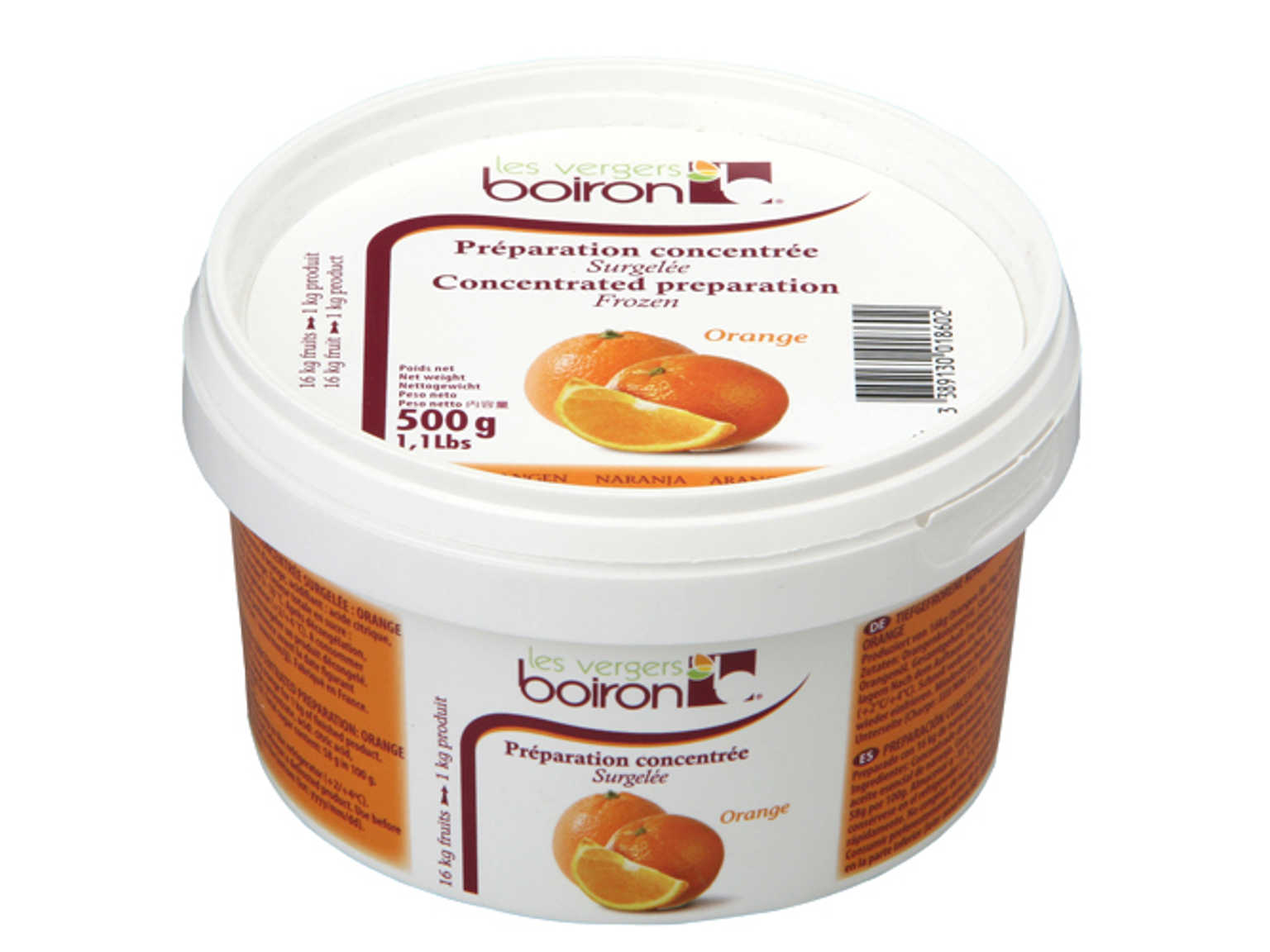 ピューレ オレンジ コンサントレ 500g