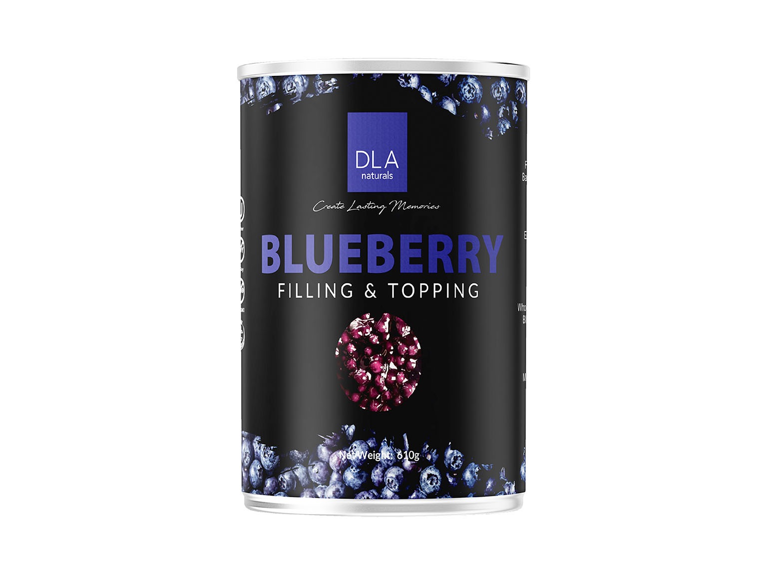 フルッタデコール ブルーベリー 610g