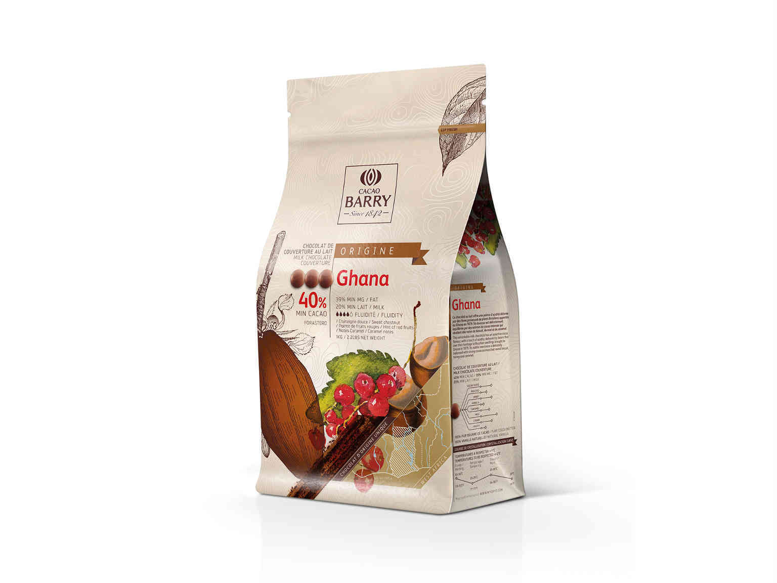 ピストール ガーナ カカオ40% 1kg