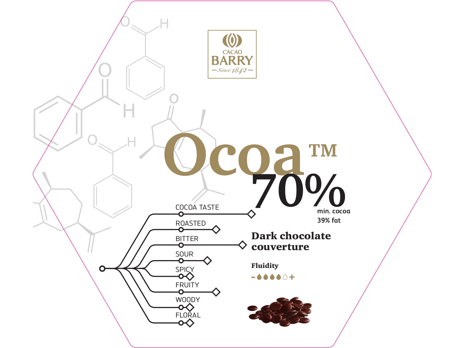 ピストール オコア カカオ70% 1kg