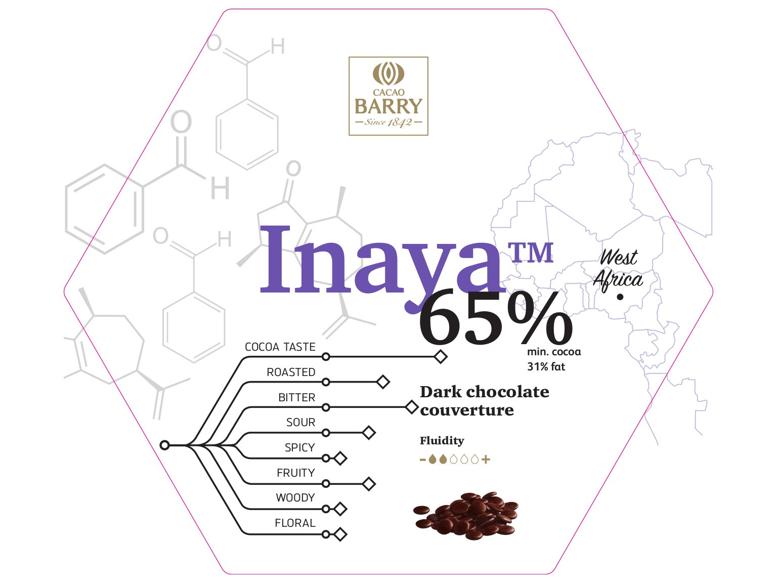 ピストール イナヤ カカオ65% 1kg