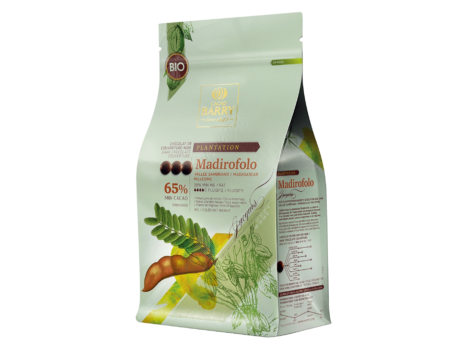 有機ピストール マディロフォロ カカオ65% 1kg