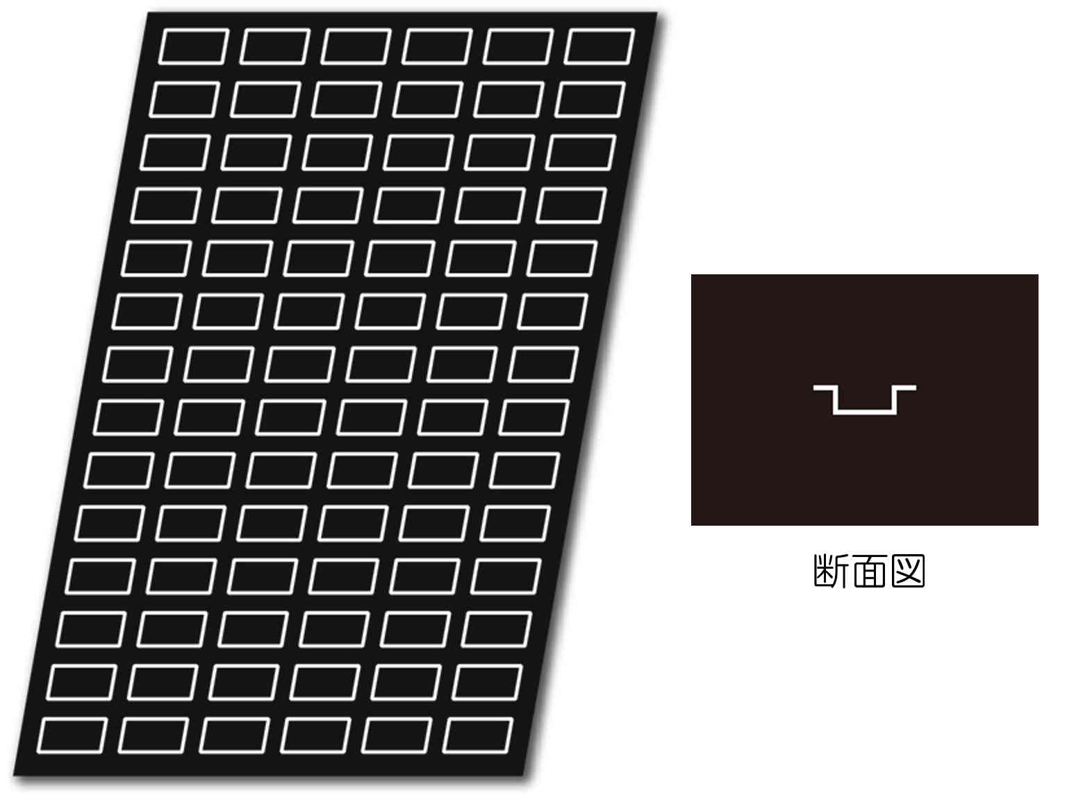 ドゥマール FP 1117 ミニフィナンシェ（長方形） Ｆ