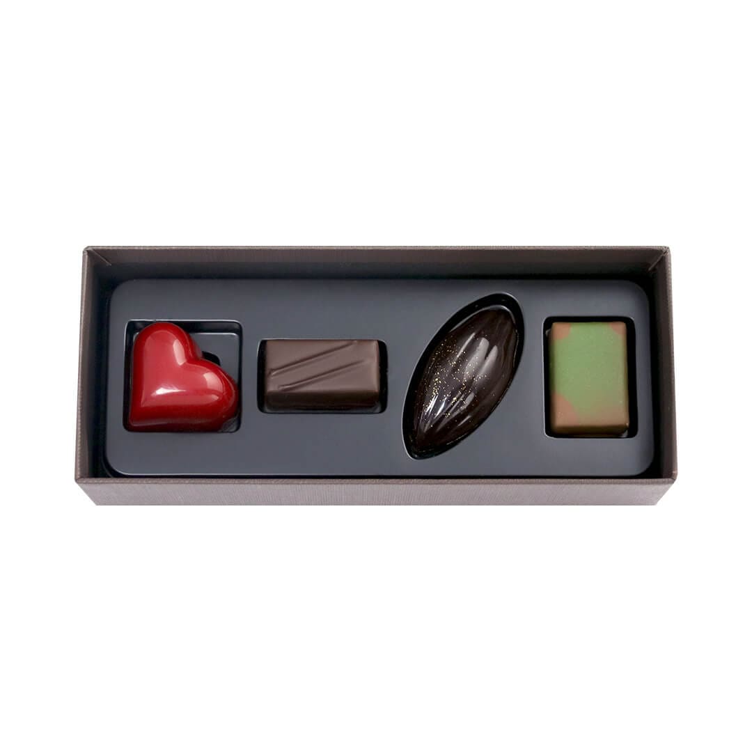 ショコラアソート（4個入り） | Bonbon Chocolat | カカオティエゴカン