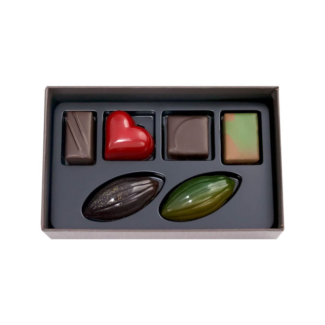 ショコラアソート（6個入り） | Bonbon Chocolat | カカオティエゴカン