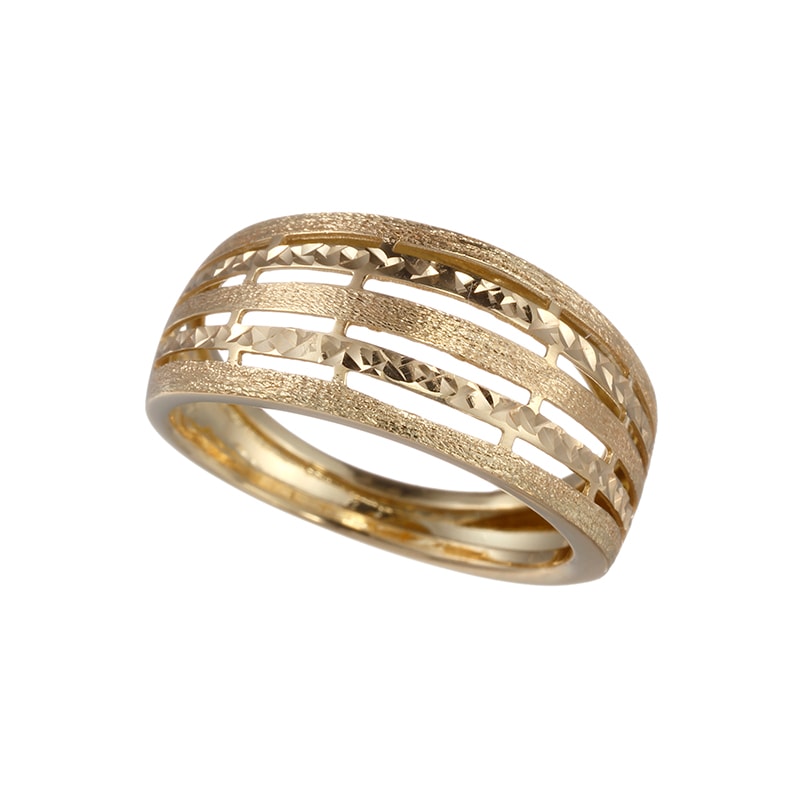 K18YG ゴールドリング ミリオリーニ 