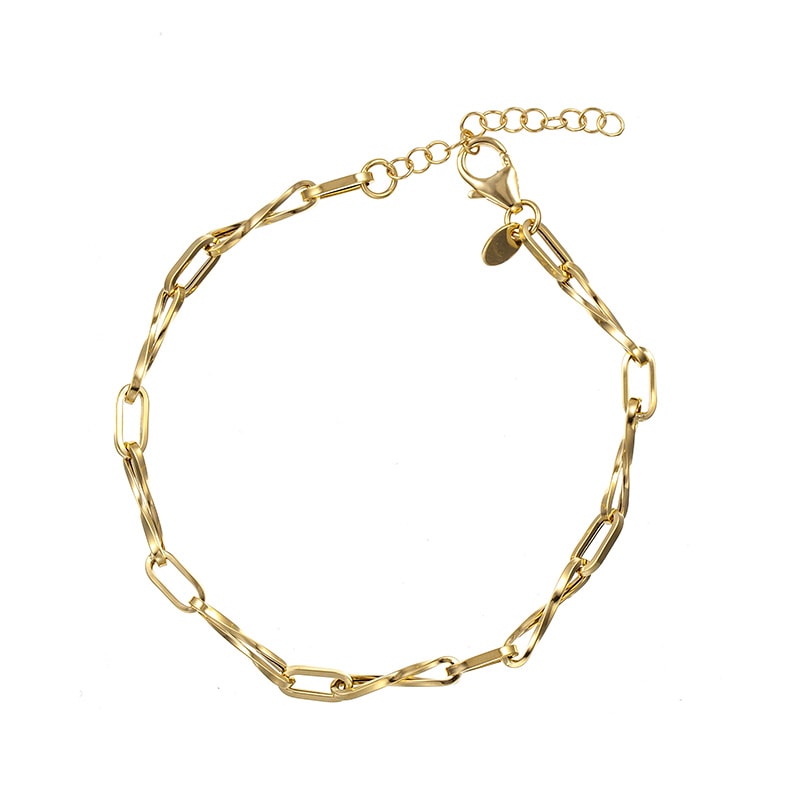 K18YG ゴールドブレスレット ミリオリーニ 