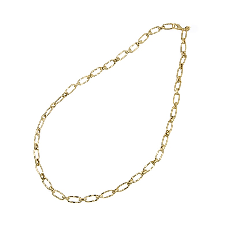 K18YG ゴールドネックレス ミリオリーニ 