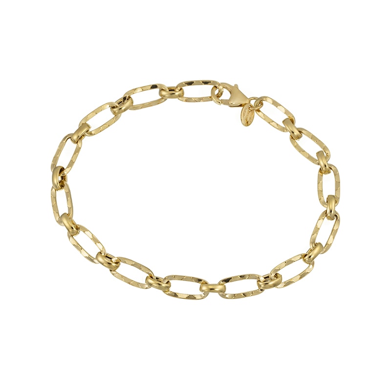 K18YG ゴールドブレスレットミリオリーニ 