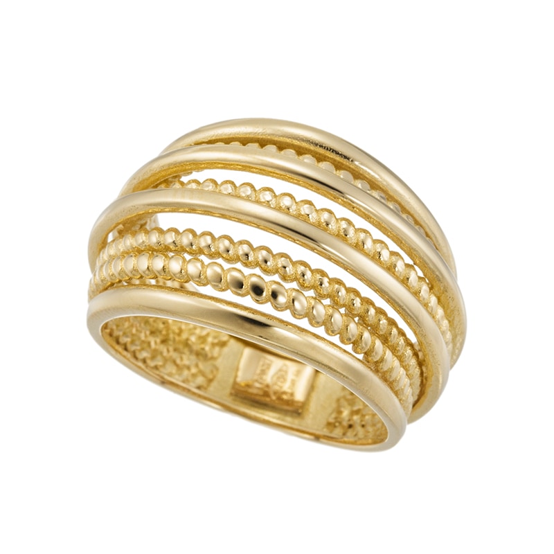 K18YG ゴールドリング ミリオリーニ 