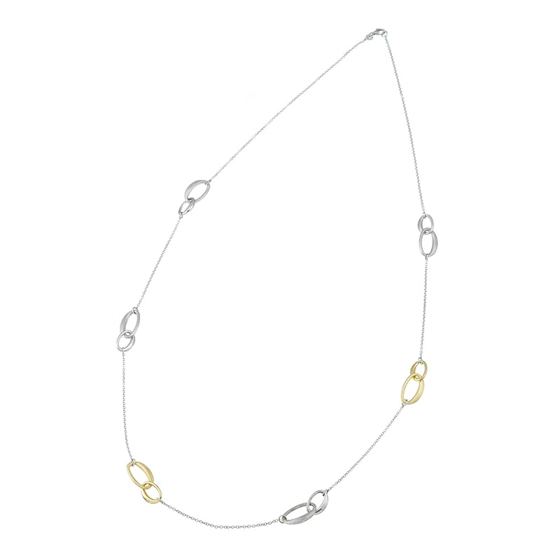 K18YG ネックレス ネックレス K18YG ダイヤモンド【0.40ct】 クローバー モチーフ