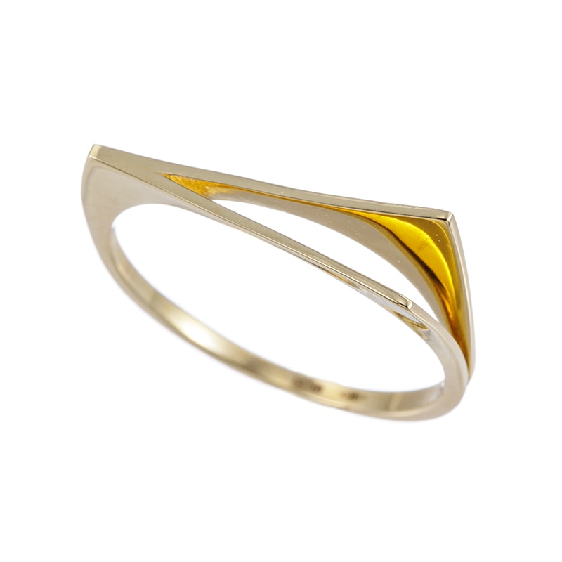 K18YG ゴールドリング VESPIGNANI 