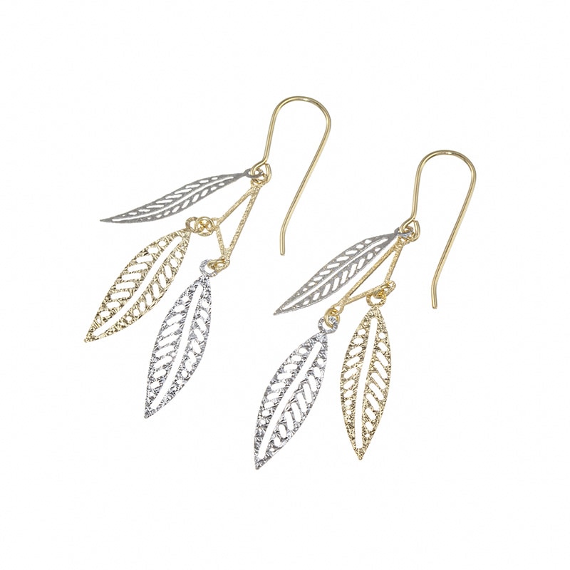 K18YG/WG ゴールドピアス Lucchetta 