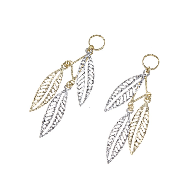 K18YG/WG ゴールドチャーム Lucchetta 