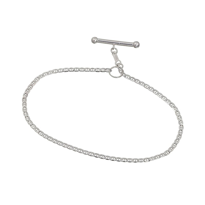 K18WG ゴールドブレスレット 