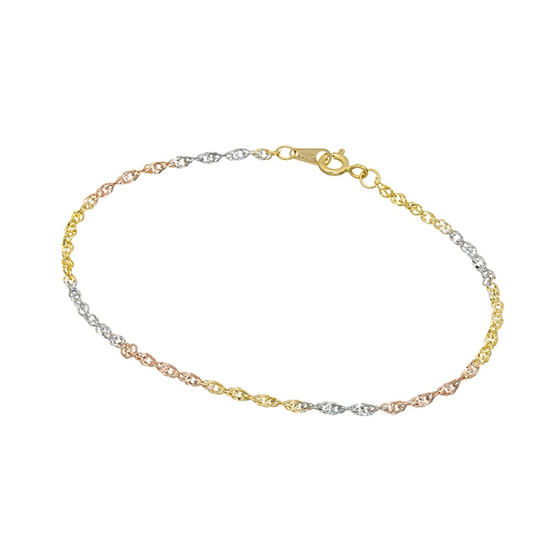 K18YGゴールドブレスレット 