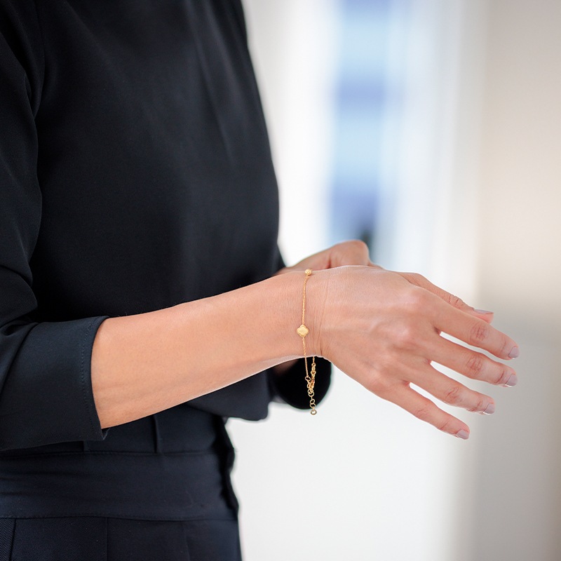 K18YG クリシュナ ゴールドブレスレット 