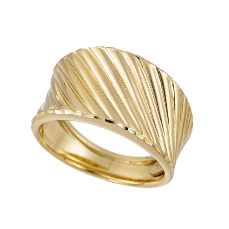 K18YG ゴールドリング ミリオリーニ 