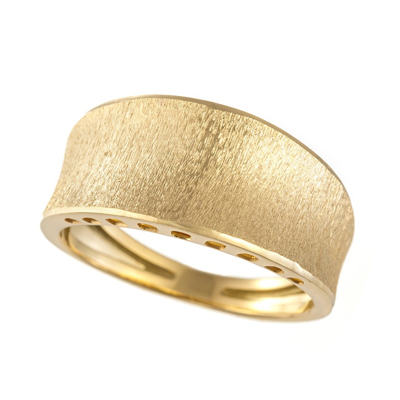 K18YG ゴールドリング ミリオリーニ