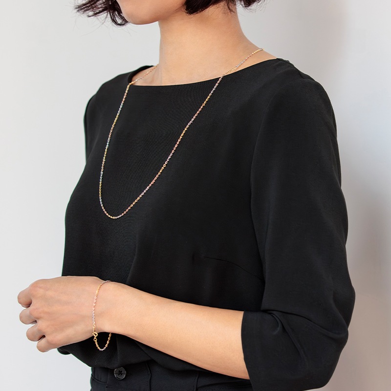 K18YGゴールドブレスレット 