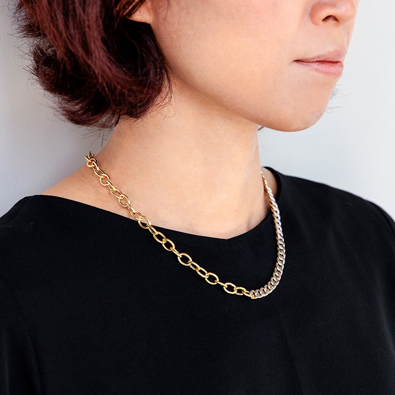 K18YG フィオレンティーナ ネックレス (2色) 