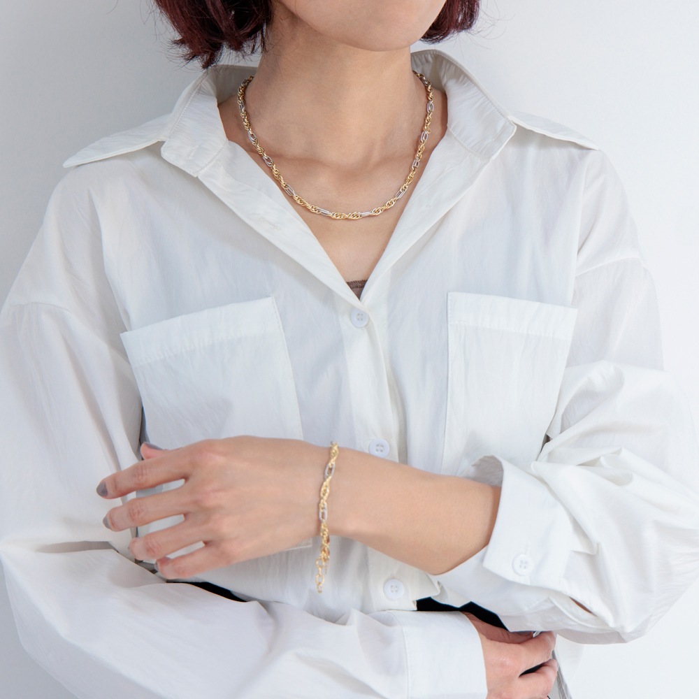K18YG/WG フィオレンティーナ ネックレス 