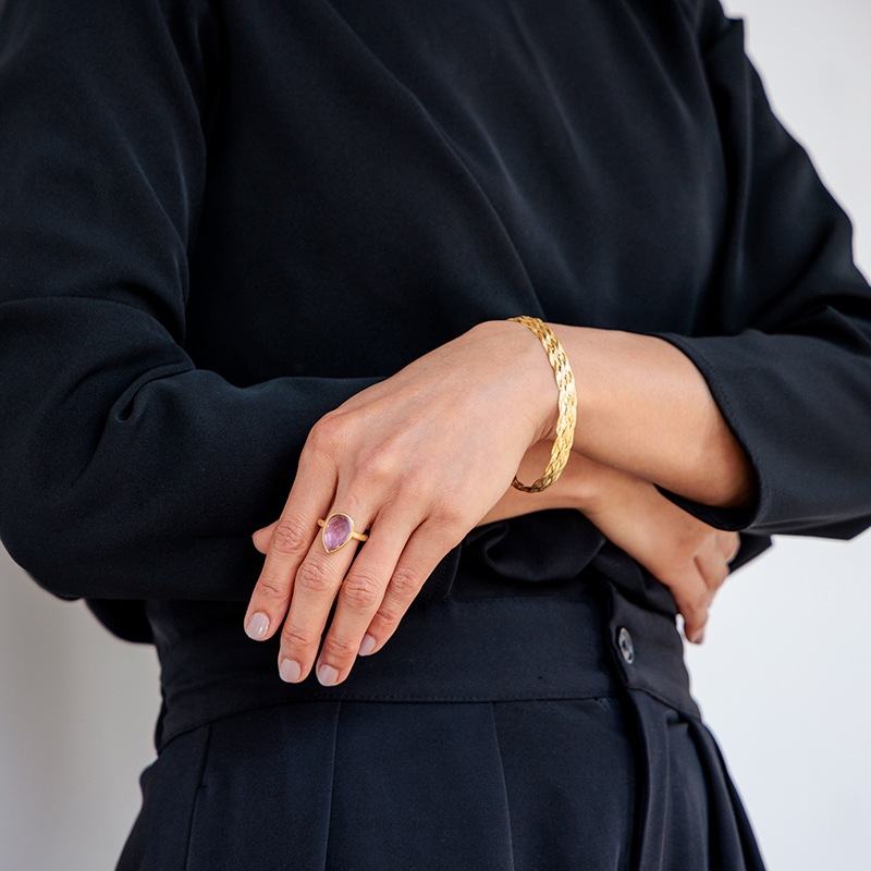 K18YG クリシュナ リング 