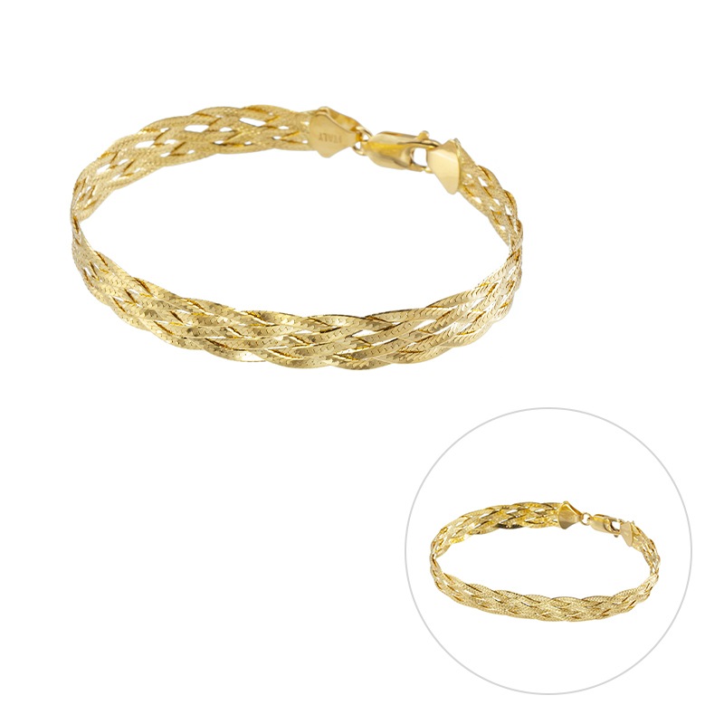 K18YG ゴールドブレスレット 