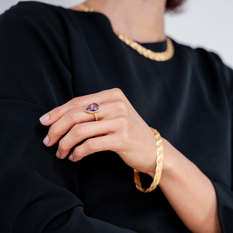 K18YG ゴールドブレスレット 