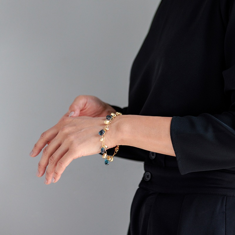 K18YG ゴールドブレスレット NUBIA 