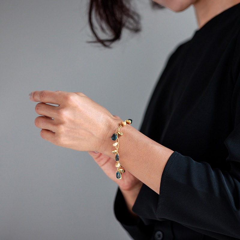 K18YG ゴールドブレスレット NUBIA 