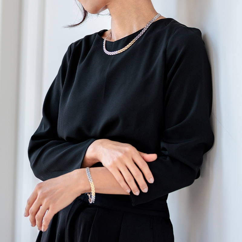 SV/K18YG ネックレス NUBIA