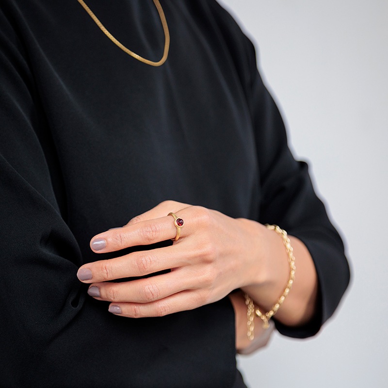 K18YG クリシュナ リング 