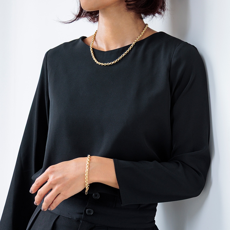 未使用GSTV18YGフィオレンティーナブレスレット 最終お値下げK18YG フィオレンティーナ ブレスレットGSTV イタリア